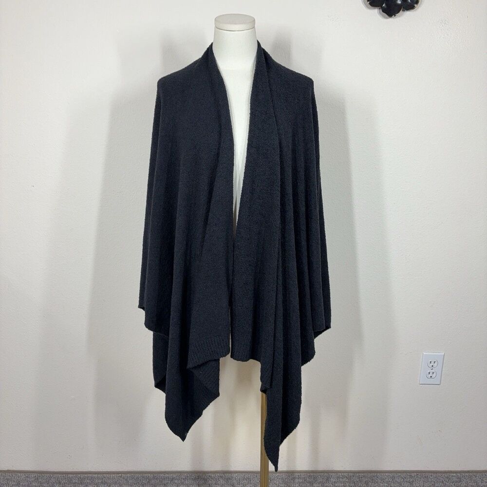 Barefoot Dreams CozyChic Lite Shawl Wrap Womens One Size Knit Cozy Travel Lounge